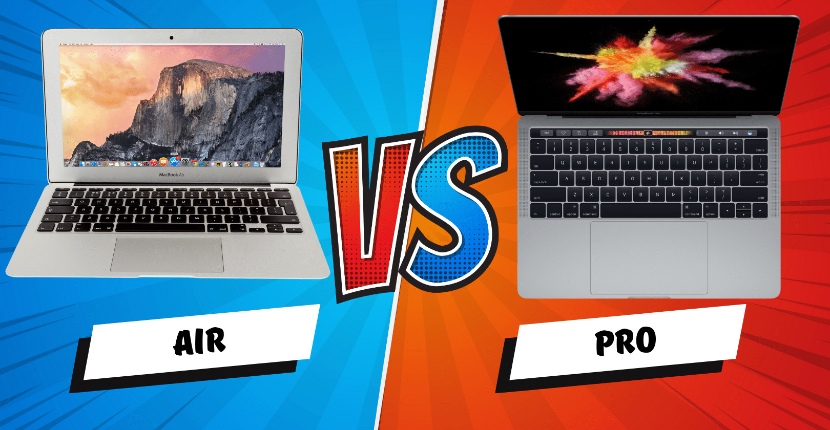 MacBook Air vs the MacBook Pro