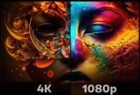 the difference between 1080p and 4k