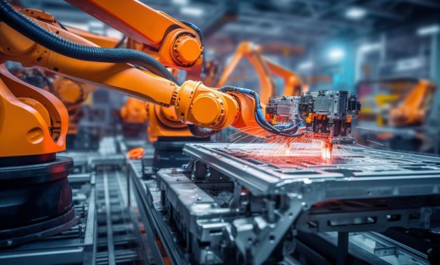 Industrial Robot Assembly Line Industrial Robot Assembly Line