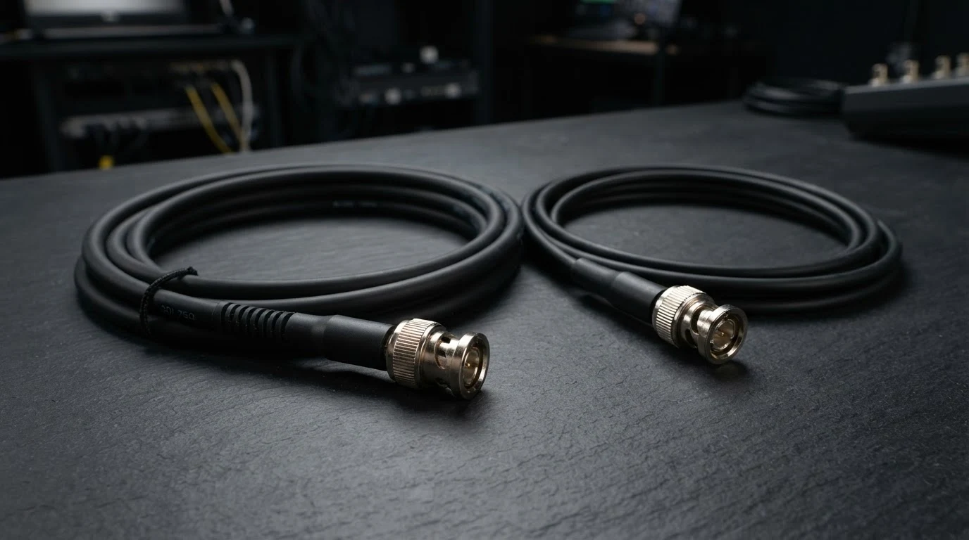 SDI video cable and BNC connector