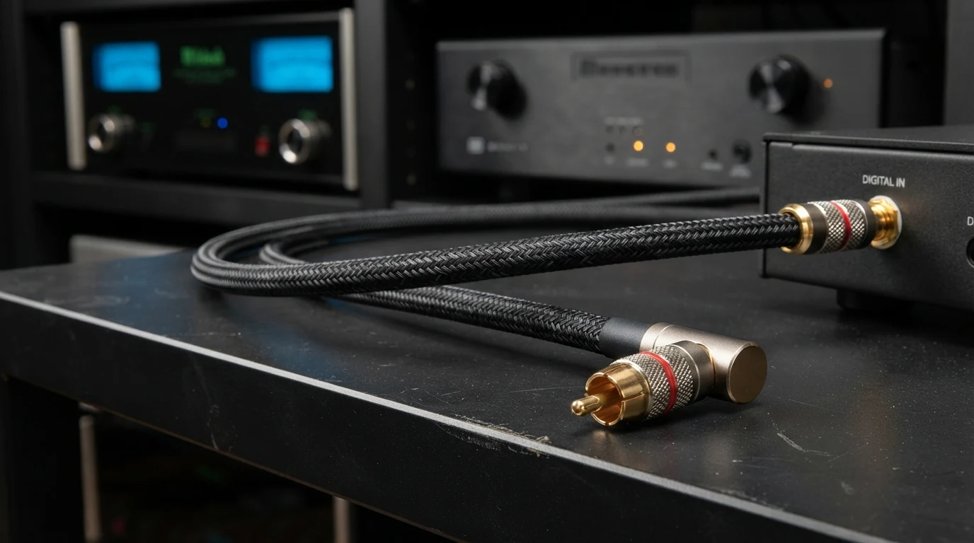 SPDIF coaxial digital audio cable SPDIF coaxial digital audio cable with RCA connector