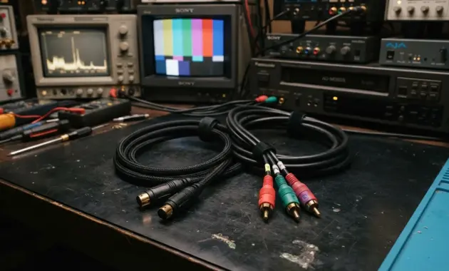 S-Video and Component video cables comparison
