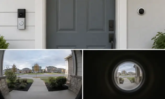 doorbell-camera-vs-peephole-camera-photo-hero Doorbell Camera vs Peephole Camera: What Each One Records